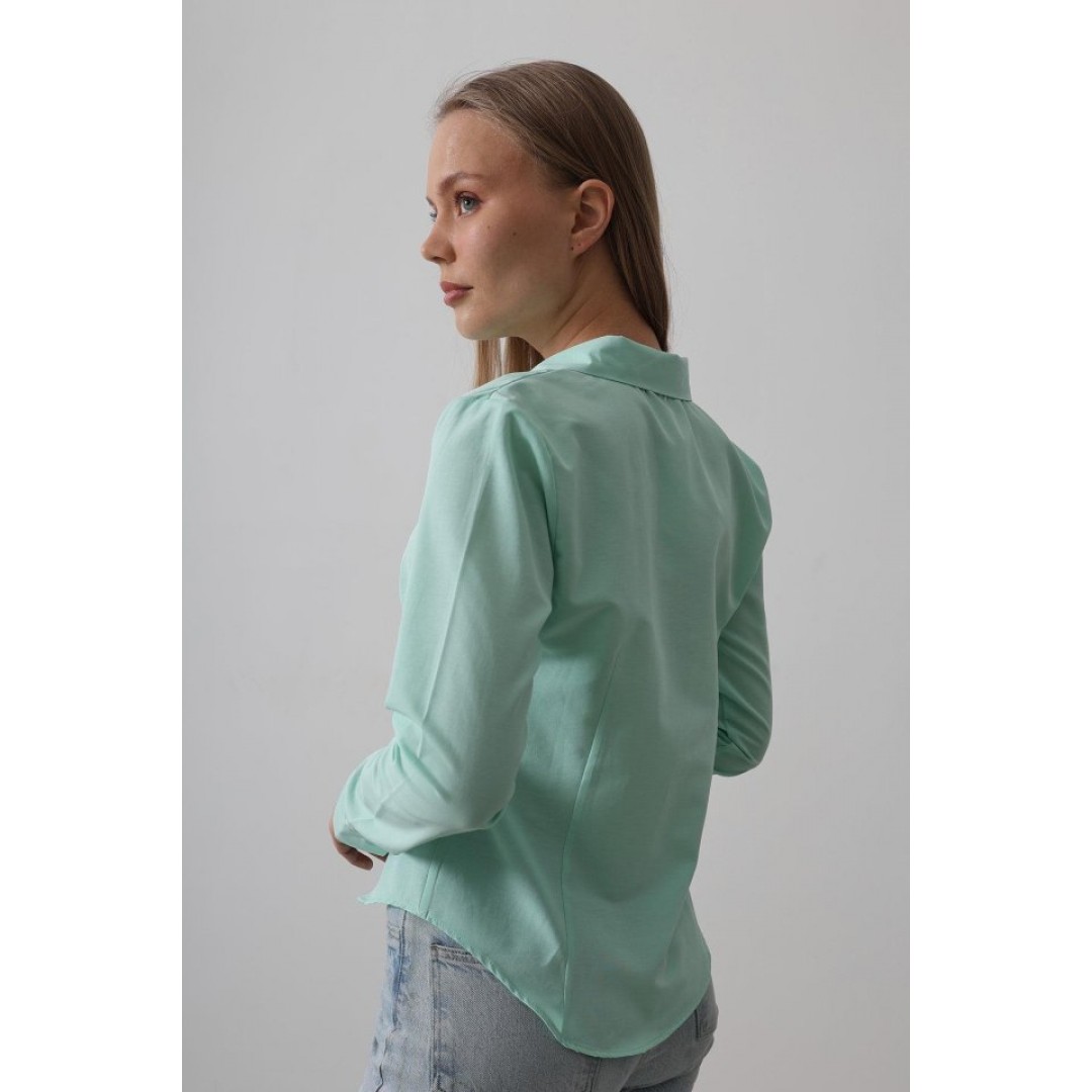 Basic Gömlek - Mint - 159662 Basic Gömlek - Mint - 159662