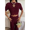 Triko Bluz Pantolon İkili Takım 10084-025 - 159441 Triko Bluz Pantolon İkili Takım 10084-025 - 159441