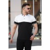 Erkek Yakalı çift Renk Kısa Kollu T-shirt 161260 Erkek Yakalı çift Renk Kısa Kollu T-shirt 161260