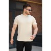 Erkek Oysho Kumaş Basic Kısa Kollu Tişört 162706
