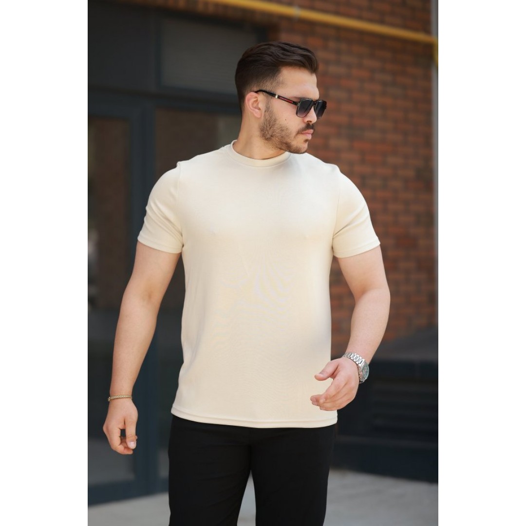 Erkek Oysho Kumaş Basic Kısa Kollu Tişört