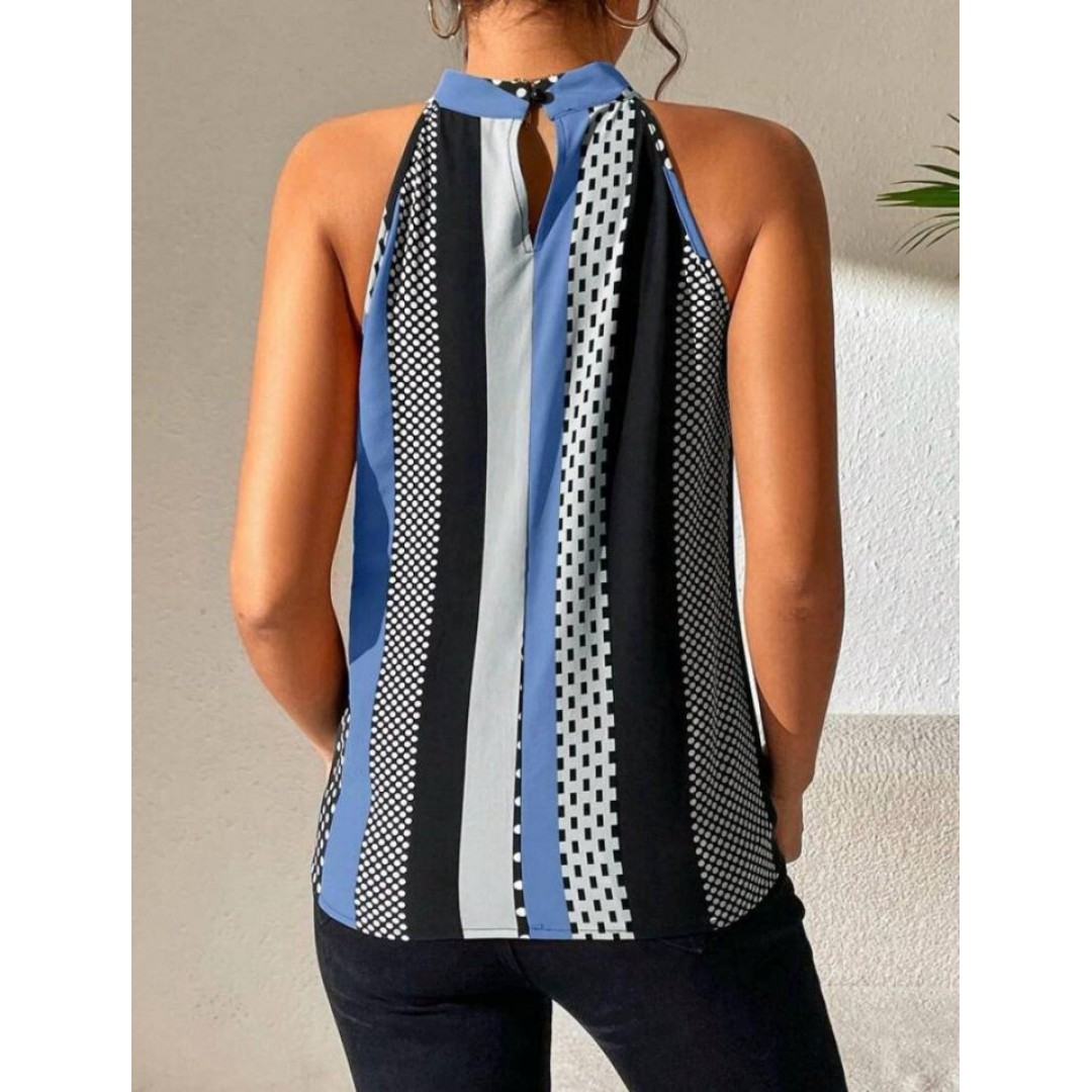 Kadın Yarım Balıkçı Yaka Kolsuz Mikro Bluz 160838 Kadın Yarım Balıkçı Yaka Kolsuz Mikro Bluz 160838