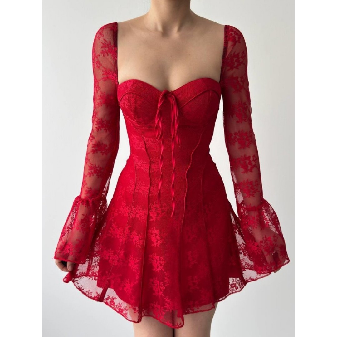 Evita Mini Elbise - 157793