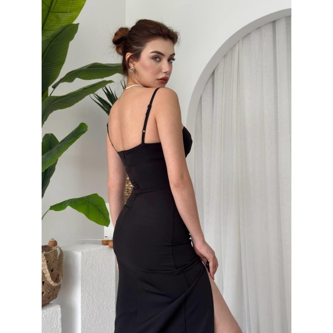 Stor Gül Detaylı Elbise - 161372 Stor Gül Detaylı Elbise - 161372