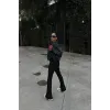 Pötikare Desen Nakışlı Kolej Ceket - Haki - 92625 Pötikare Desen Nakışlı Kolej Ceket - Haki - 92625