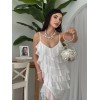 Ples Yırtmaç Detaylı Elbise - 156129 Ples Yırtmaç Detaylı Elbise - 156129