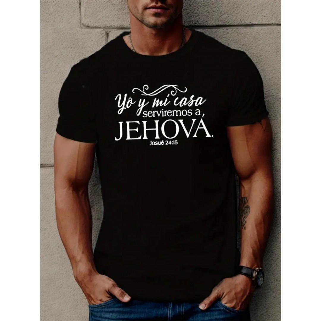 Erkek Jehova Baskılı Süprem T-shirt - 158351 Erkek Jehova Baskılı Süprem T-shirt - 158351