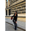 ÇİZGİLİ BLUZ - PANTOLON TAKIM - Siyah 153603 ÇİZGİLİ BLUZ - PANTOLON TAKIM - Siyah 153603