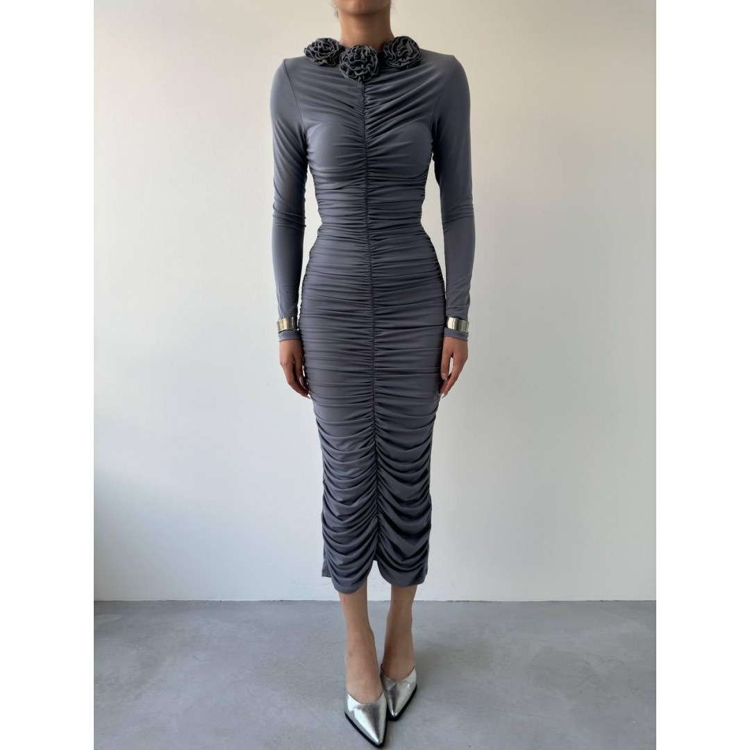 Carlis Gül Yaka Elbise - 147067 Carlis Gül Yaka Elbise - 147067