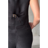 KETEN TEK DÜĞME YELEK-PANTOLON TAKIM - Siyah 153960 KETEN TEK DÜĞME YELEK-PANTOLON TAKIM - Siyah 153960