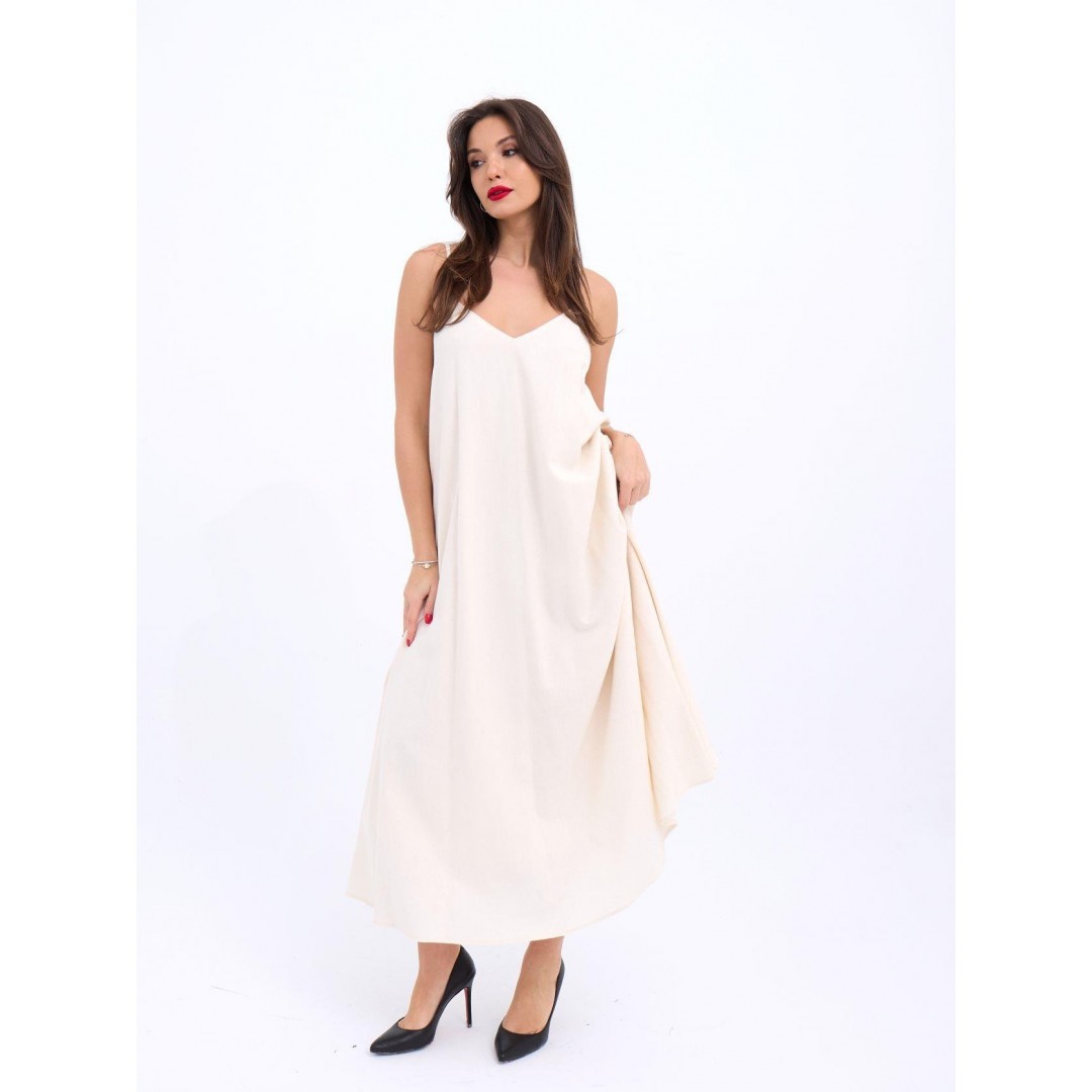 7339 ELBİSE-BEJ - 144387 7339 ELBİSE-BEJ - 144387