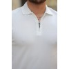 Erkek Fermuarlı Yakalı Kısa Kollu Tshirt - 159164 Erkek Fermuarlı Yakalı Kısa Kollu Tshirt - 159164