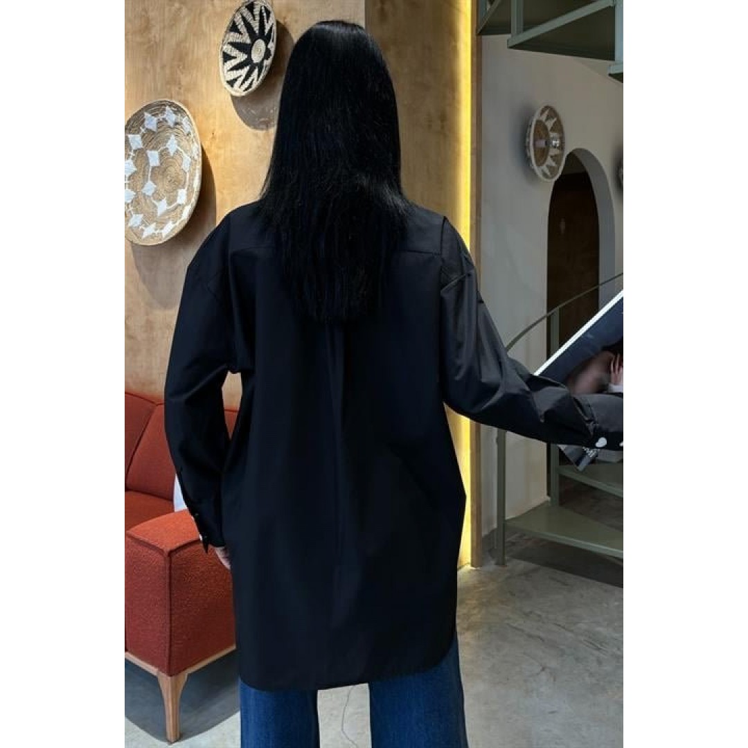 Kalp Nakışlı Ve Düğme Detaylı Oversize Gömlek 3430 158455 Kalp Nakışlı Ve Düğme Detaylı Oversize Gömlek 3430 158455