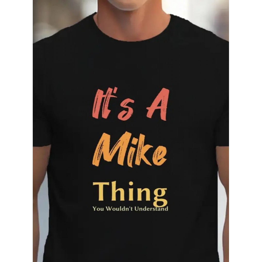 Erkek It Is A Mike Thing Baskılı Erkek T-shirt - 158353 Erkek It Is A Mike Thing Baskılı Erkek T-shirt - 158353
