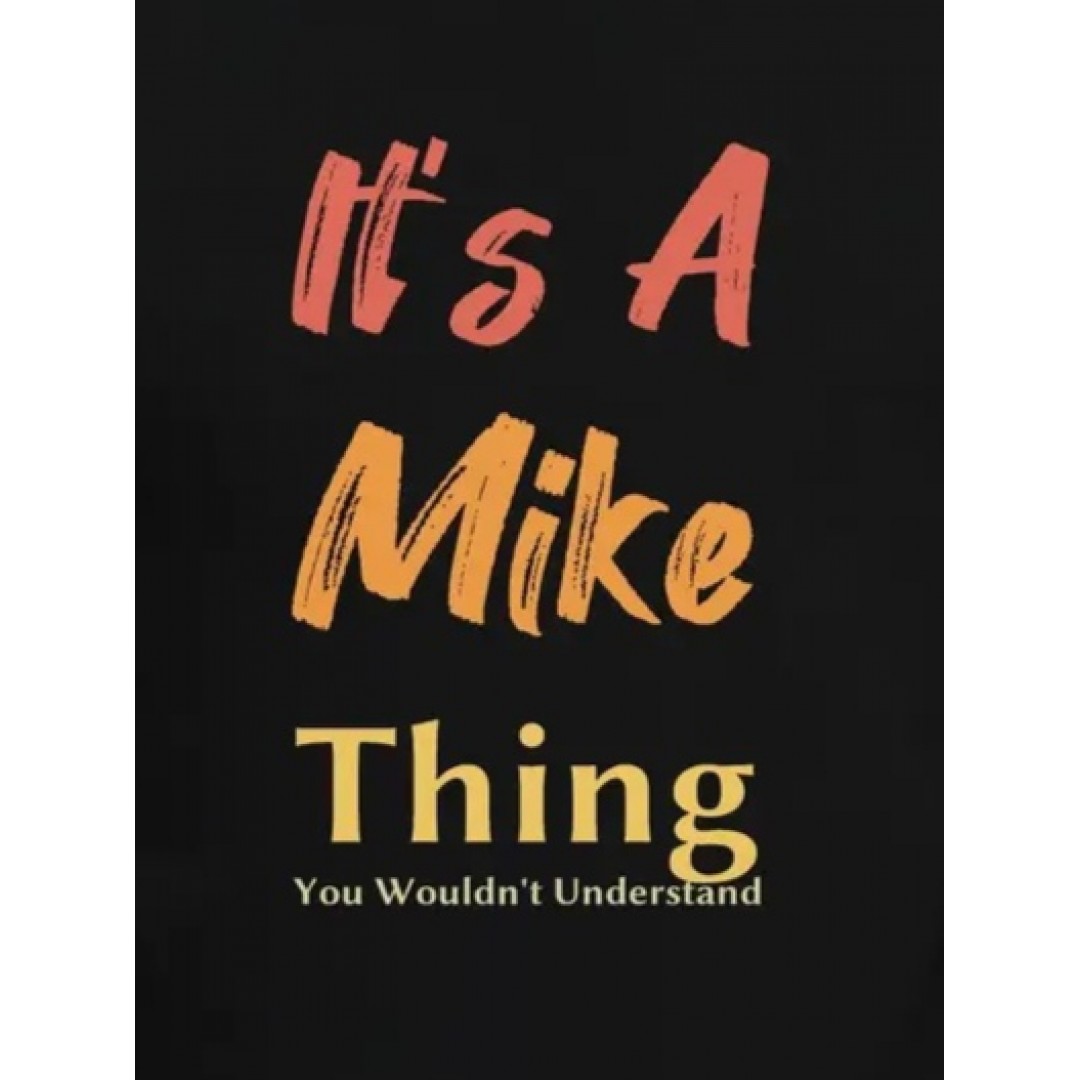 Erkek It Is A Mike Thing Baskılı Erkek T-shirt - 158353 Erkek It Is A Mike Thing Baskılı Erkek T-shirt - 158353