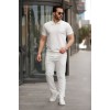 Erkek Yakalı Fermuarlı T-shirt Pantolon Ikili Rahat Takım 160463 Erkek Yakalı Fermuarlı T-shirt Pantolon Ikili Rahat Takım 160463