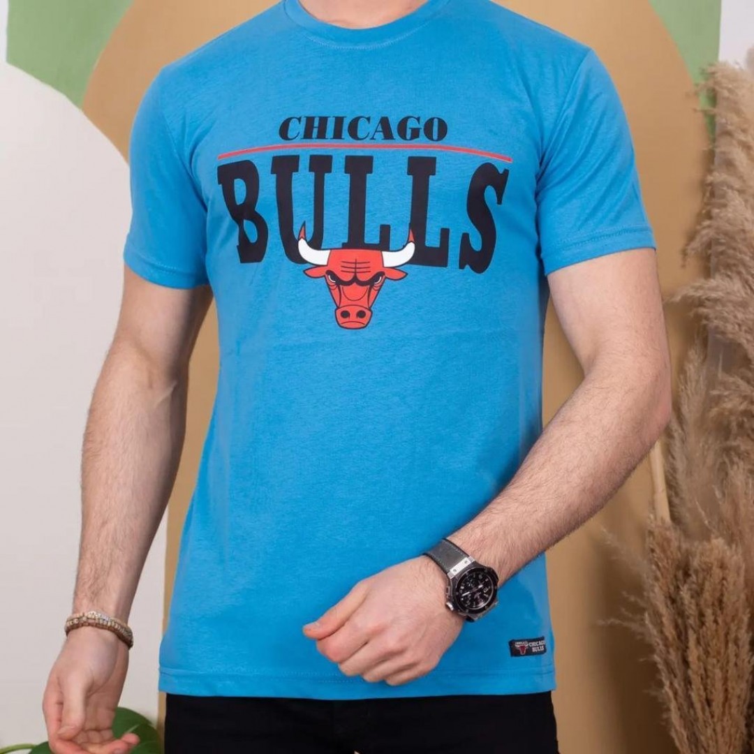 Erkek Kısa Kollu Chicago Bulls Baskılı Tişört 91613 Erkek Kısa Kollu Chicago Bulls Baskılı Tişört 91613