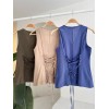 Arkası Bağcıklı Yelek Plazza Pantolon Modal Takım 10202-08 161622 Arkası Bağcıklı Yelek Plazza Pantolon Modal Takım 10202-08 161622