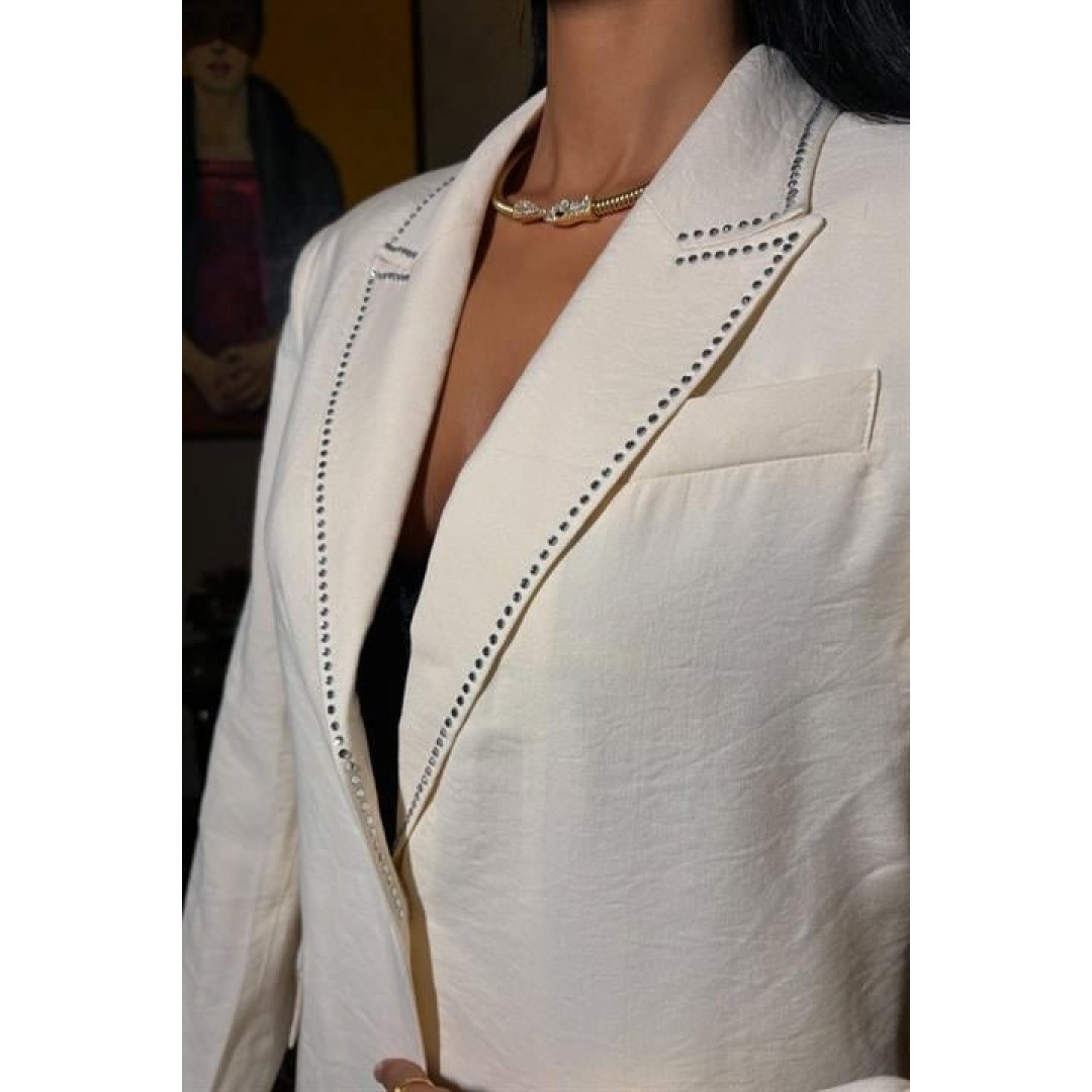 Hardy Taş Detay Blazer Ceket 6104-08 155218 Hardy Taş Detay Blazer Ceket 6104-08 155218