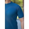 Erkek Bisiklet Yaka örgü Desenli Kısa örme Triko Kısa Kollu T-shirt - 161505 Erkek Bisiklet Yaka örgü Desenli Kısa örme Triko Kısa Kollu T-shirt - 161505