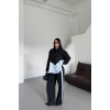 POLYVİSKON - POPLİN PARÇALI GÖMLEK PANTOLON TAKIM - Siyah 154404 POLYVİSKON - POPLİN PARÇALI GÖMLEK PANTOLON TAKIM - Siyah 154404