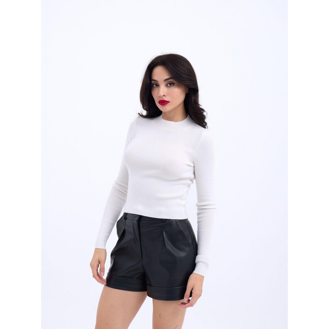 42201 TRİKO BASİC KAZAK-EKRU 143963