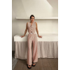 GOFRE ÇİZGİLİ YELEK - PANTOLON TAKIM - Kahverengi 160809 GOFRE ÇİZGİLİ YELEK - PANTOLON TAKIM - Kahverengi 160809