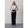 Pileli Bağcıklı Oversize Pantolon - Lacivert 162829 Pileli Bağcıklı Oversize Pantolon - Lacivert 162829
