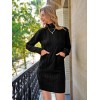 Loren Yünlü Motifli Midi Boy Triko Elbise - 136451 Loren Yünlü Motifli Midi Boy Triko Elbise - 136451