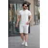 Erkek Yakalı Fermuarlı T-shirt şort Ikili Takım 160467
