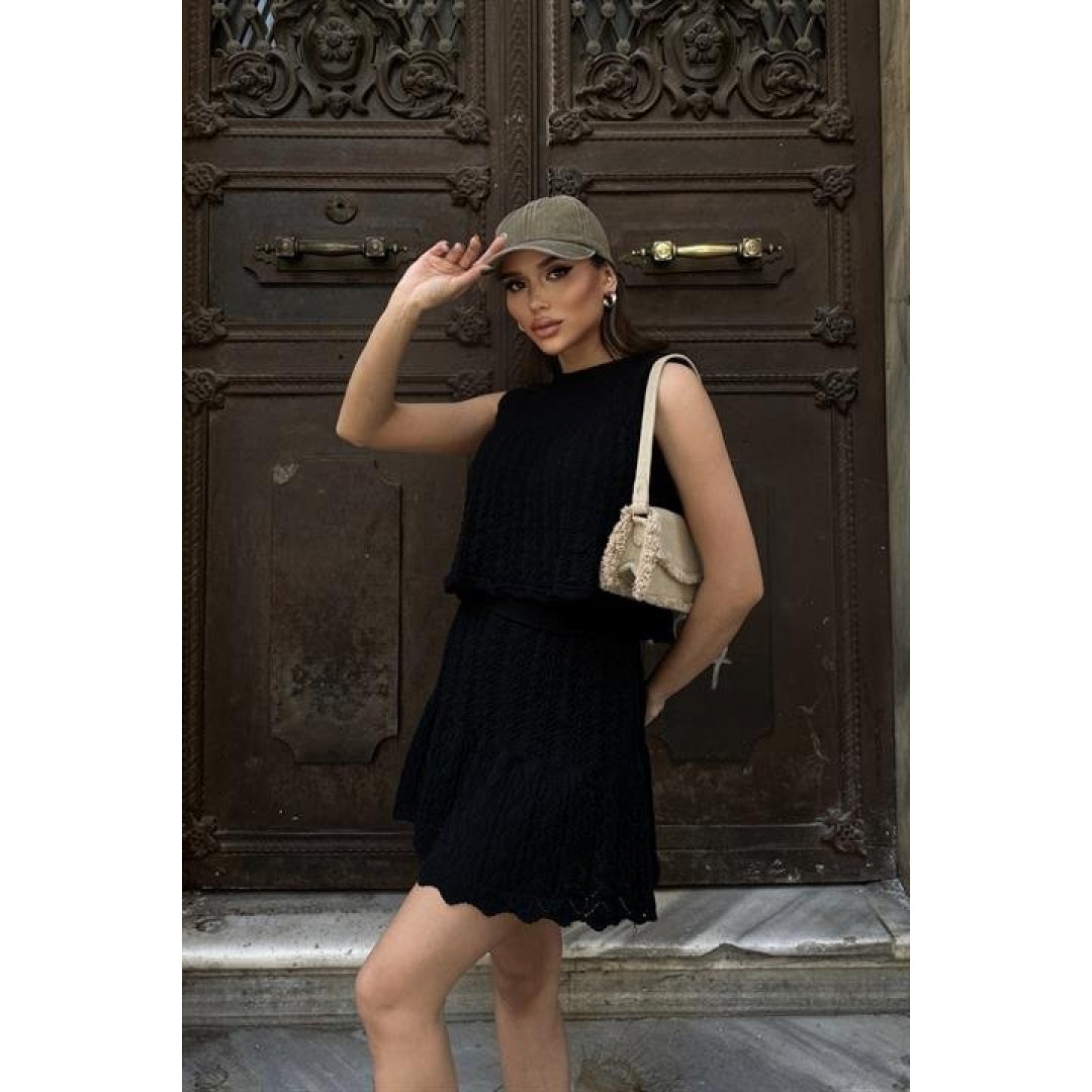 Valeria Kroşe Volanlı Takım 9835 155110 Valeria Kroşe Volanlı Takım 9835 155110