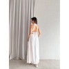 Kadın Krinkil Kumaş Beli Gipeli Halter Yaka Maxi Boy Elbise - 160438 Kadın Krinkil Kumaş Beli Gipeli Halter Yaka Maxi Boy Elbise - 160438