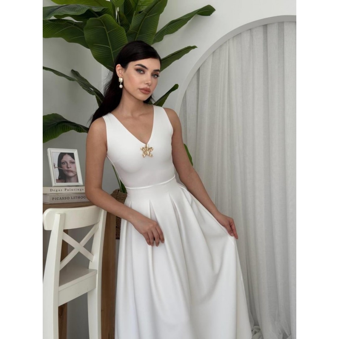 Late Yıldız Detaylı Elbise - 152386