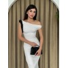 Jovani Omuz Detaylı Elbise - 158430 Jovani Omuz Detaylı Elbise - 158430