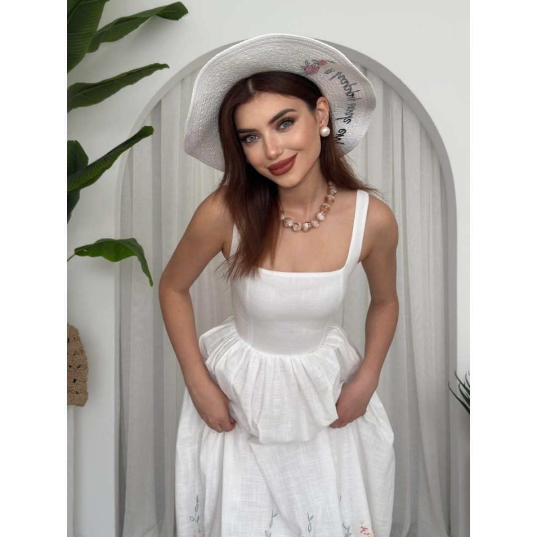 Mazi Çiçek Desenli Elbise - 157790 Mazi Çiçek Desenli Elbise - 157790