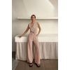 GOFRE ÇİZGİLİ YELEK - PANTOLON TAKIM - Kahverengi 160809 GOFRE ÇİZGİLİ YELEK - PANTOLON TAKIM - Kahverengi 160809