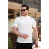 Erkek Ince çizgi Dokulu Kısa Kollu T-shirt - 160103 Erkek Ince çizgi Dokulu Kısa Kollu T-shirt - 160103