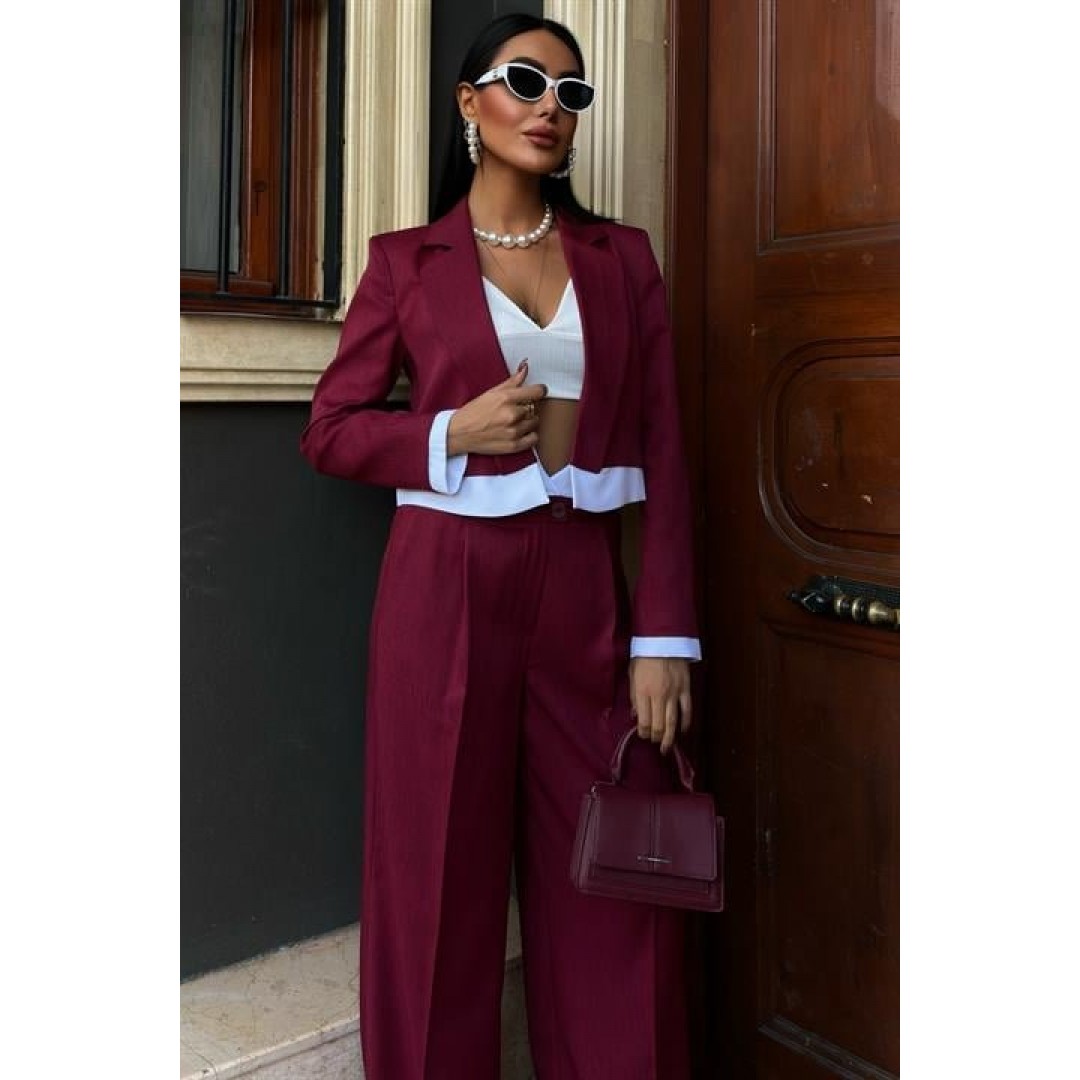 Audrey Crop Ceket Takım 10106 158621 Audrey Crop Ceket Takım 10106 158621