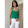 Yeşil Bağcıklı Brode Bluz 153482 Yeşil Bağcıklı Brode Bluz 153482