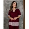 Kadın Modal Kumaş çizgili Gömlek Yaka Ikili Takım 160435 Kadın Modal Kumaş çizgili Gömlek Yaka Ikili Takım 160435