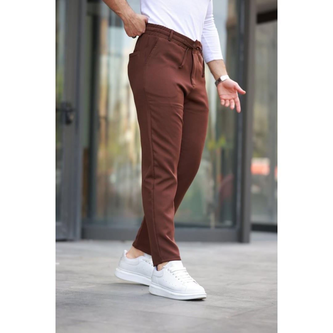 Erkek Beli Bağcıklı Jogger Pantolon - 160452 Erkek Beli Bağcıklı Jogger Pantolon - 160452