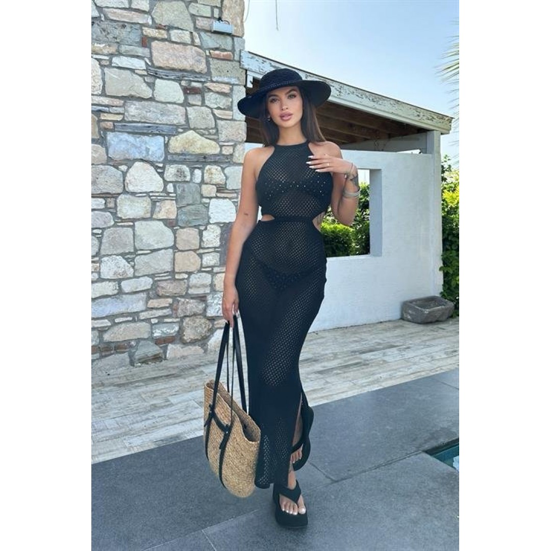 Aurelie Ajurlu Cut Out Elbise 2767 155508