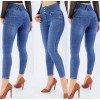Yüksek Bel Likralı Jean Pantolon 90 Cm 47252