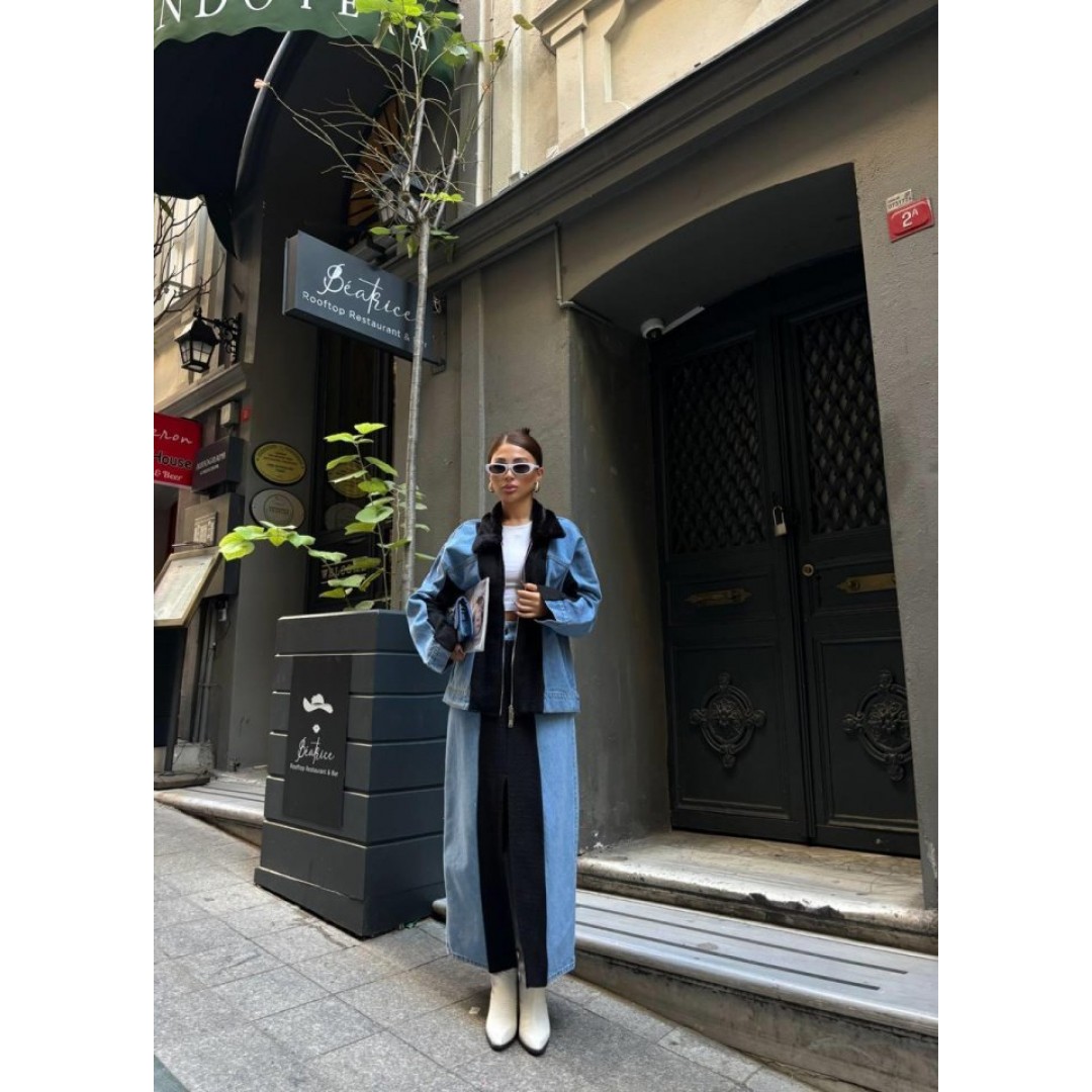 CHANEL GARNİLİ KOT MONT - Siyah 151710 CHANEL GARNİLİ KOT MONT - Siyah 151710