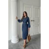 Mavi Tencel Uzun Kollu Elbise - 161532 Mavi Tencel Uzun Kollu Elbise - 161532