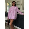 Çizgili Pembe Poplin Gömlek 3451 158528 Çizgili Pembe Poplin Gömlek 3451 158528