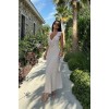 Emaline Sırt Dekolteli Şifon Elbise 2465-08 - 155835 Emaline Sırt Dekolteli Şifon Elbise 2465-08 - 155835