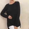Kadın Uzun Kollu V Yaka Triko Bluz - 132269 Kadın Uzun Kollu V Yaka Triko Bluz - 132269