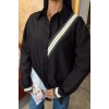 Bant Detaylı Oversize Poplin Gömlek 3436 158459