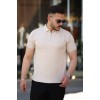 Erkek Yakası Fermuarlı Kısa Kollu T-shirt 161264 Erkek Yakası Fermuarlı Kısa Kollu T-shirt 161264